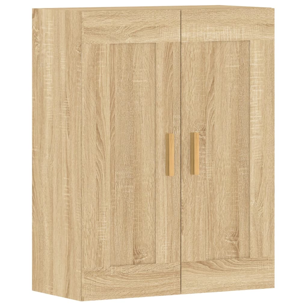 Armadietti a Parete 2 pz Rovere Sonoma in Legno Multistrato | homemem39