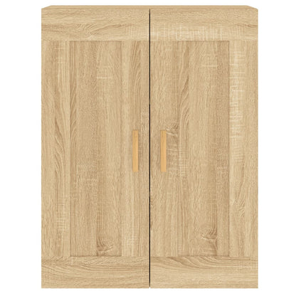 Armadietti a Parete 2 pz Rovere Sonoma in Legno Multistrato | homemem39