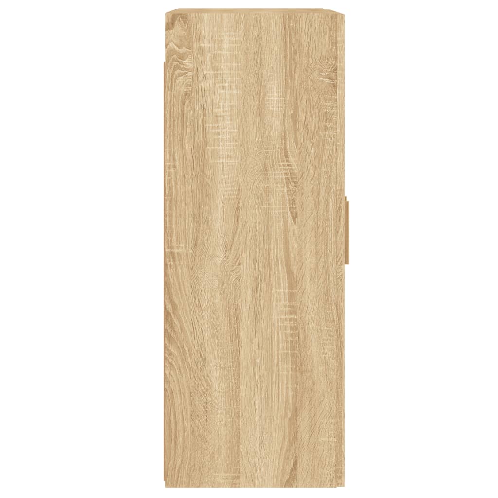 Armadietti a Parete 2 pz Rovere Sonoma in Legno Multistrato | homemem39