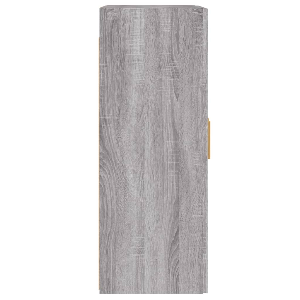 Armadietti a Parete 2 pz Grigio Sonoma in Legno Multistrato - homemem39