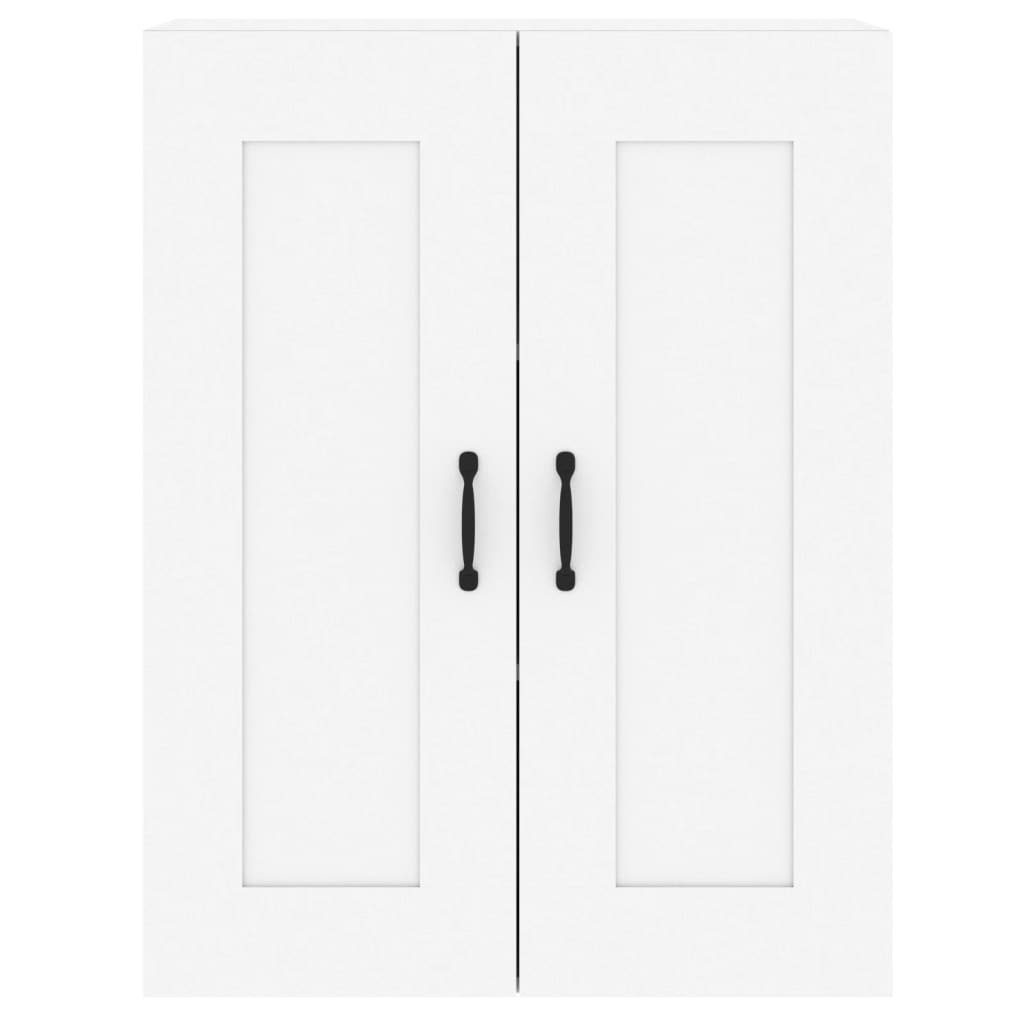 Armadietti a Parete 2 pz Bianchi in Legno Multistrato | homemem39