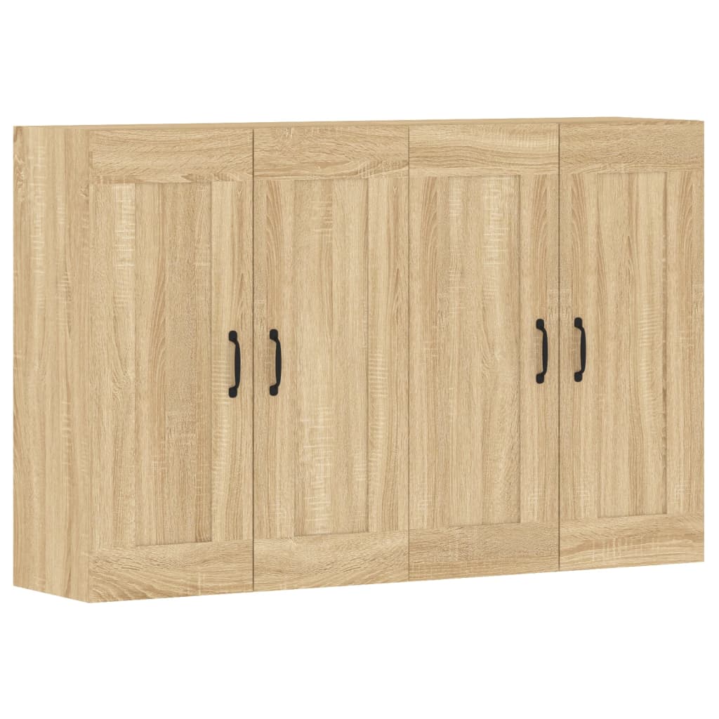 Armadietti a Parete 2 pz in legno multistrato