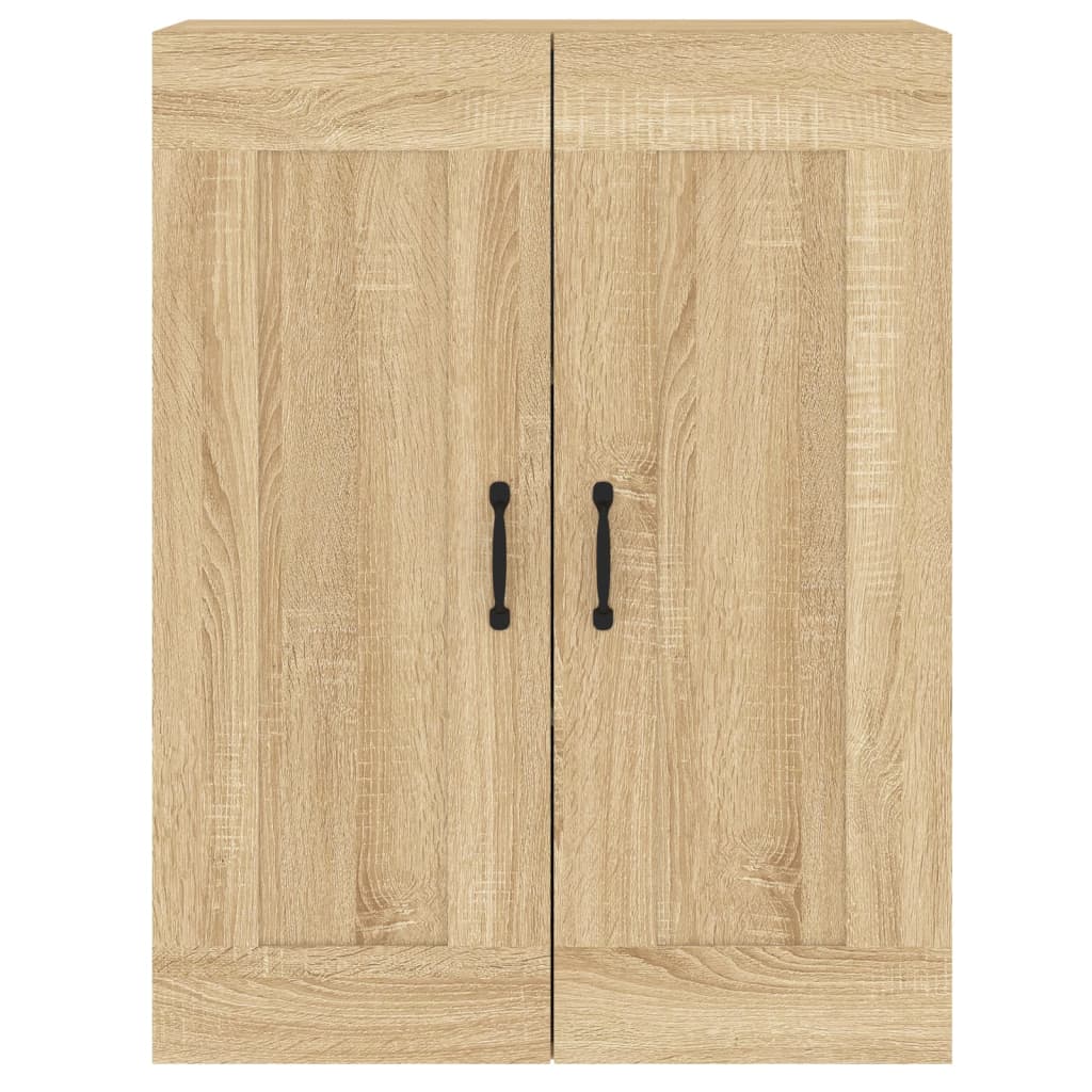 Armadietti a Parete 2 pz Rovere Sonoma in Legno Multistrato | homemem39