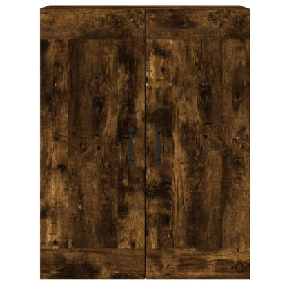 Armadietti a Parete 2 pz Rovere Fumo in Legno Multistrato - homemem39