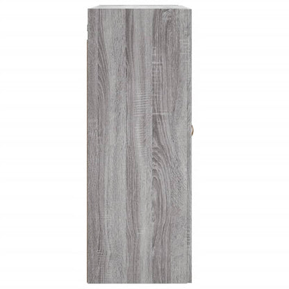 Armadietti a Parete 2 pz Grigio Sonoma in Legno Multistrato
