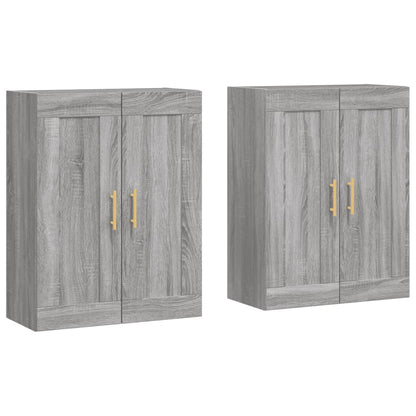 Armadietti a Parete 2 pz in legno multistrato