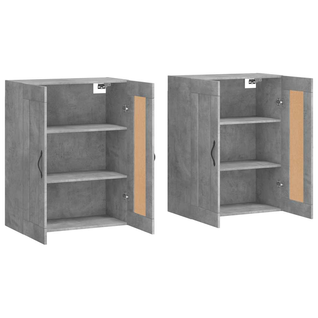Armadietti a Parete 2 pz in legno multistrato