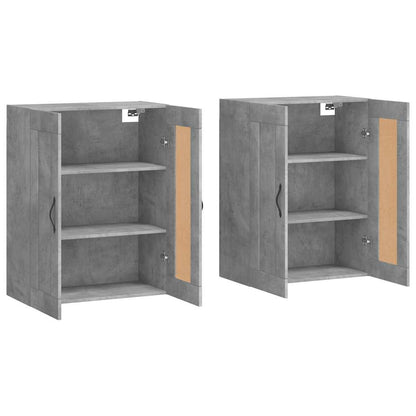 Armadietti a Parete 2 pz in legno multistrato