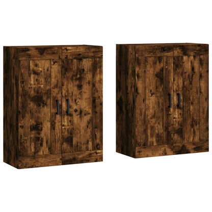Armadietti a Parete 2 pz in legno multistrato