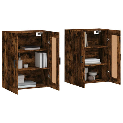 Armadietti a Parete 2 pz in legno multistrato