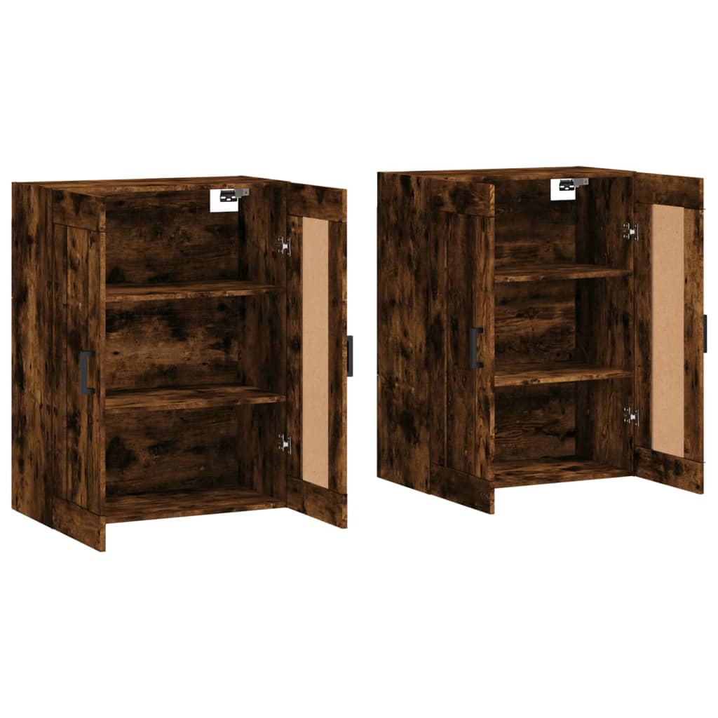 Armadietti a Parete 2 pz in legno multistrato