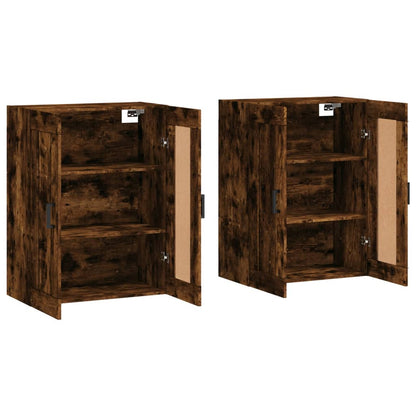 Armadietti a Parete 2 pz in legno multistrato