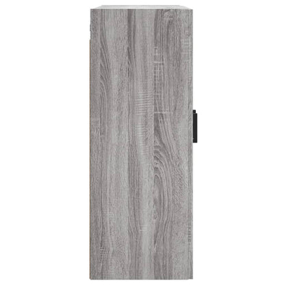 Armadietti a Parete 2 pz Grigio Sonoma in Legno Multistrato