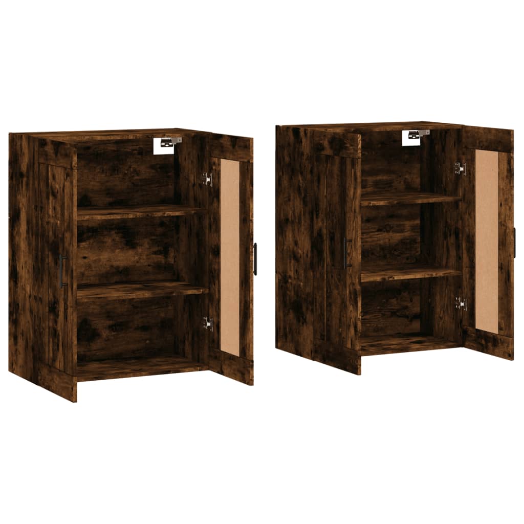 Armadietti a Parete 2 pz in legno multistrato