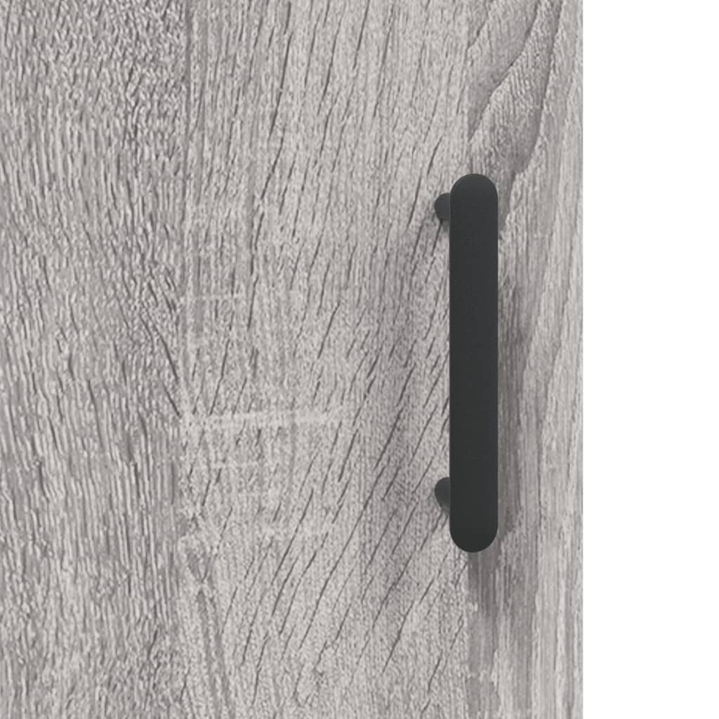 Armadietti a Parete 2 pz Grigio Sonoma in Legno Multistrato | homemem39