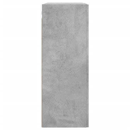 Armadietti a Parete 2 pz Grigio Cemento in Legno Multistrato | homemem39