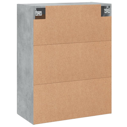 Armadietti a Parete 2 pz Grigio Cemento in Legno Multistrato | homemem39