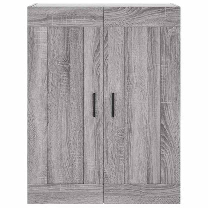 Armadietti a Parete 2 pz Grigio Sonoma in Legno Multistrato