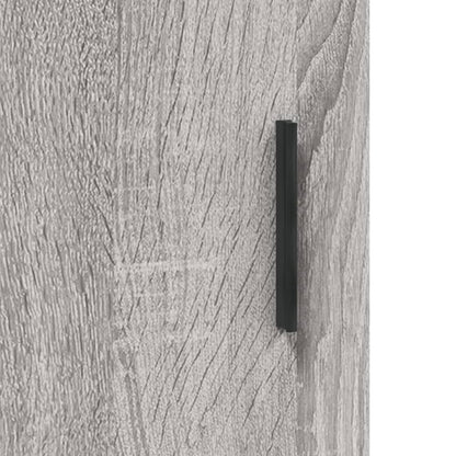 Armadietti a Parete 2 pz Grigio Sonoma in Legno Multistrato | homemem39