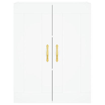 Armadietti a Parete 2 pz Bianchi in Legno Multistrato - homemem39