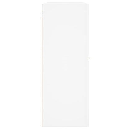 Armadietti a Parete 2 pz Bianchi in Legno Multistrato - homemem39