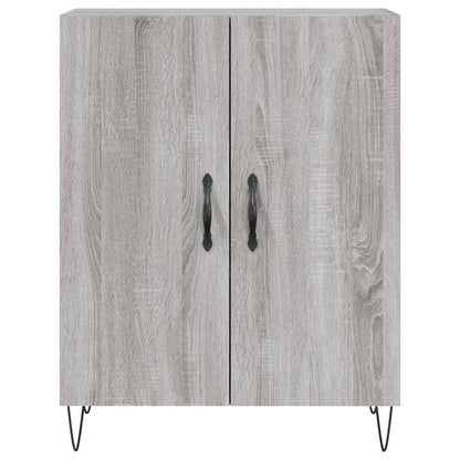Credenza Grigio Sonoma 69,5x34x180 cm in Legno Multistrato - homemem39