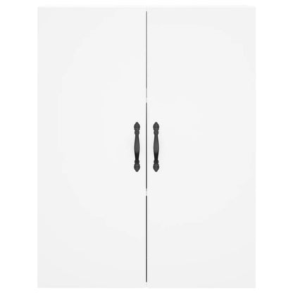 Credenza Bianca 69,5x34x180 cm in Legno Multistrato - homemem39