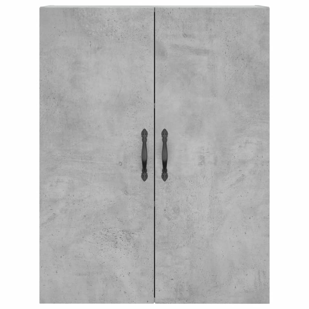 Credenza Grigio Cemento 69,5x34x180 cm in Legno Multistrato - homemem39