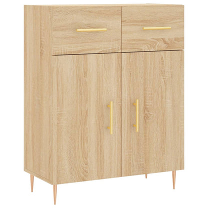 Credenza Rovere Sonoma 69,5x34x180 cm in Legno Multistrato