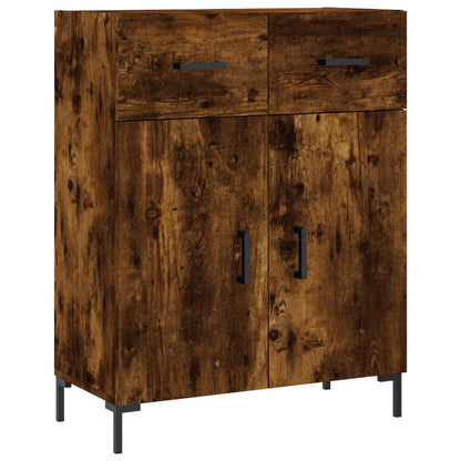 Credenza Rovere Fumo  69,5x34x180 cm in Legno Multistrato