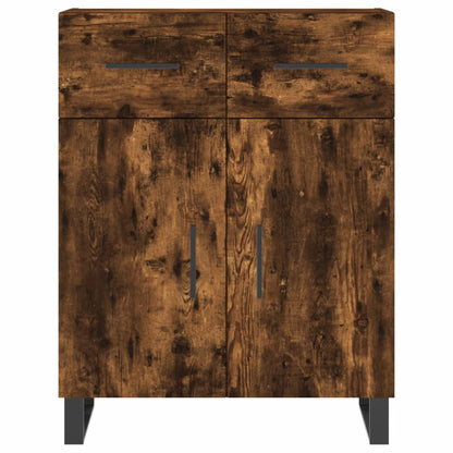 Credenza Rovere Fumo  69,5x34x180 cm in Legno Multistrato