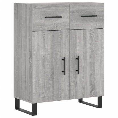 Credenza Grigio Sonoma 69,5x34x180 cm in Legno Multistrato - homemem39