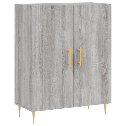 Credenza Grigio Sonoma 69,5x34x180 cm in Legno Multistrato - homemem39