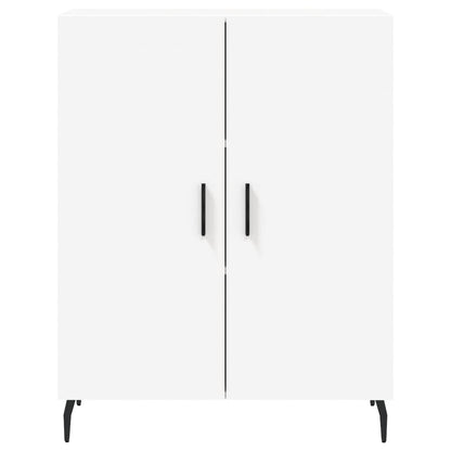 Credenza Bianca 69,5x34x180 cm in Legno Multistrato