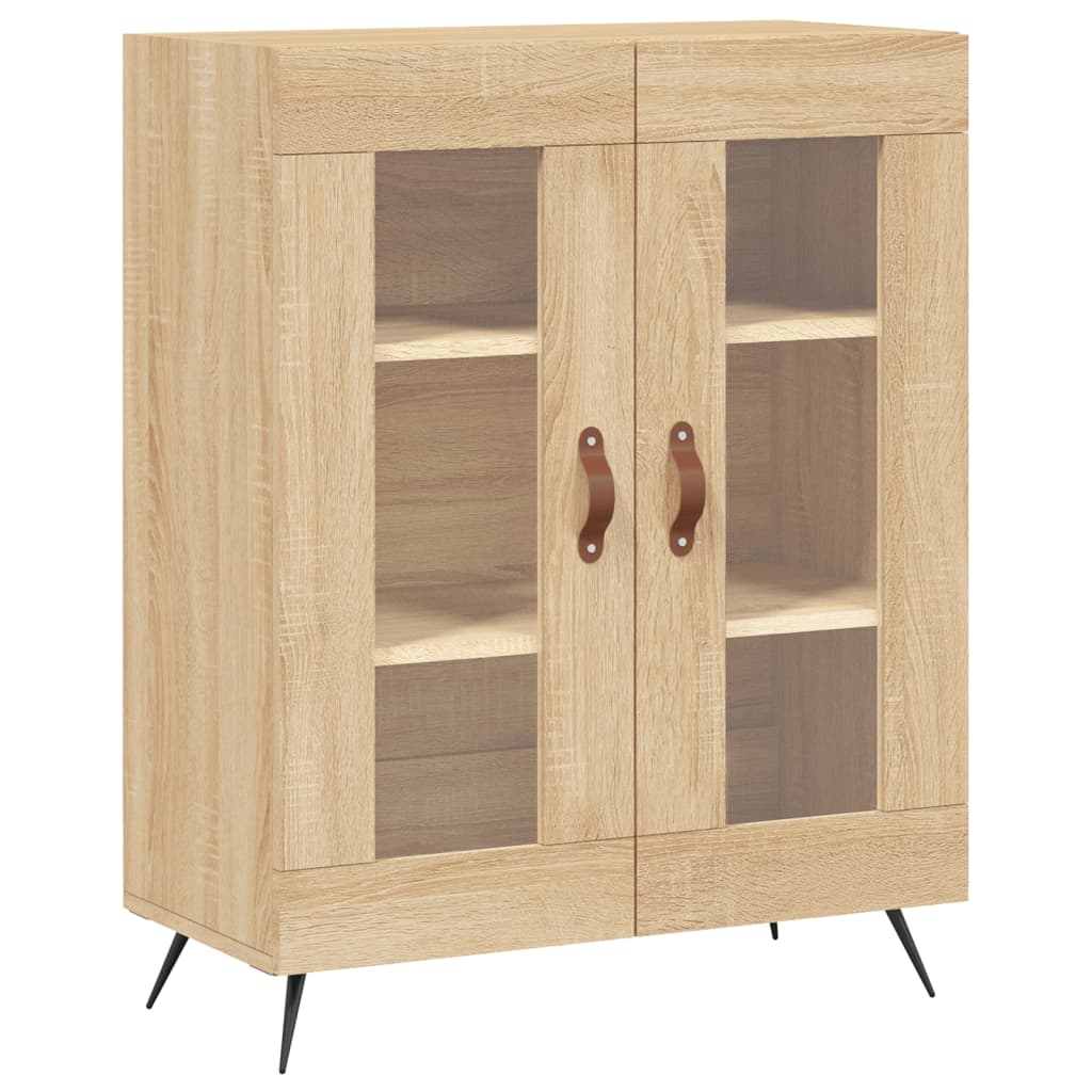 Credenza Rovere Sonoma 69,5x34x180 cm in Legno Multistrato