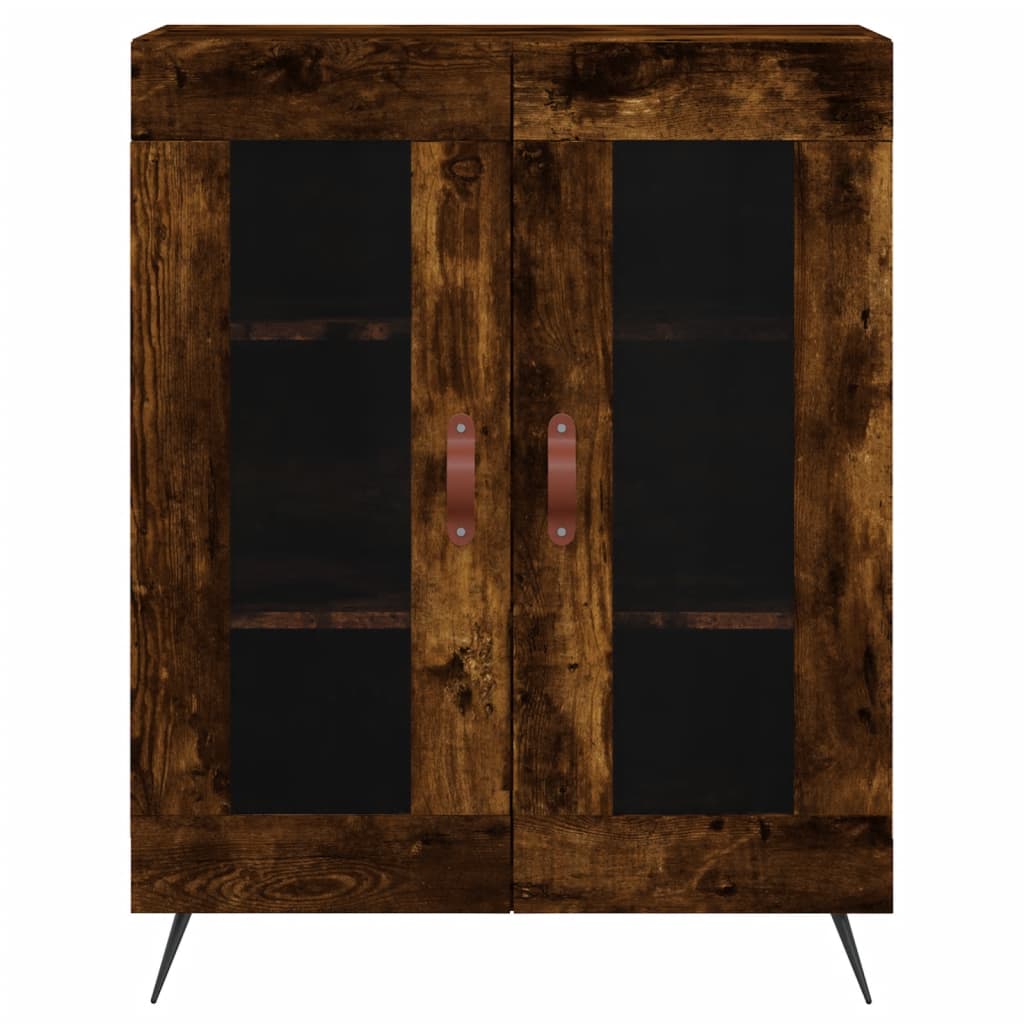 Credenza Rovere Fumo  69,5x34x180 cm in Legno Multistrato - homemem39