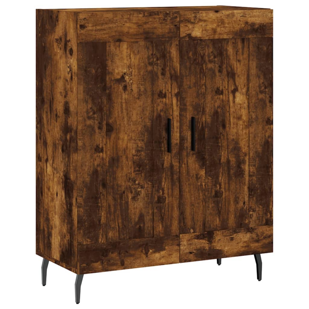 Credenza Rovere Fumo  69,5x34x180 cm in Legno Multistrato - homemem39