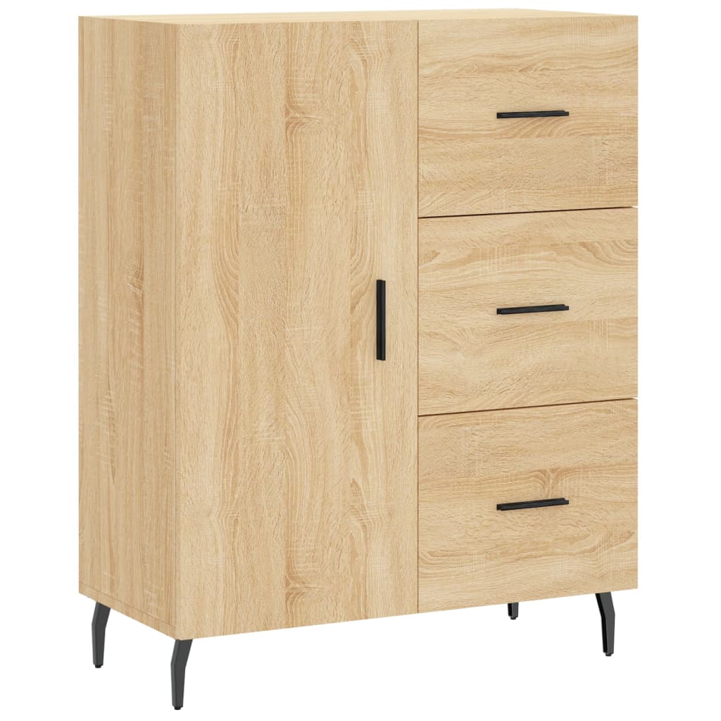 Credenza Rovere Sonoma 69,5x34x180 cm in Legno Multistrato - homemem39