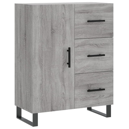 Credenza Grigio Sonoma 69,5x34x180 cm in Legno Multistrato - homemem39