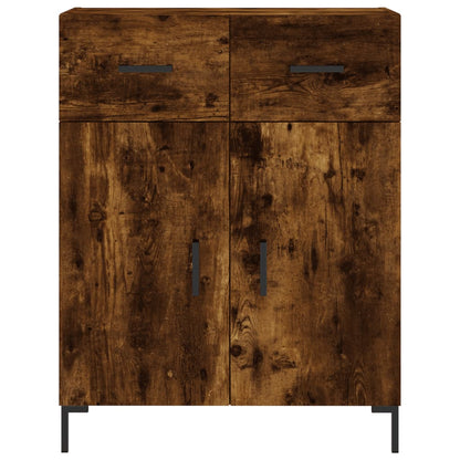 Credenza Rovere Fumo  69,5x34x180 cm in Legno Multistrato