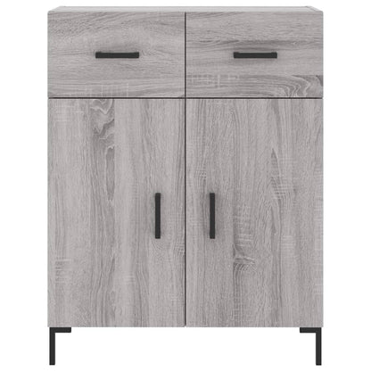Credenza Grigio Sonoma 69,5x34x180 cm in Legno Multistrato - homemem39