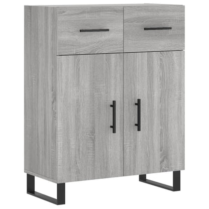 Credenza Grigio Sonoma 69,5x34x180 cm in Legno Multistrato - homemem39