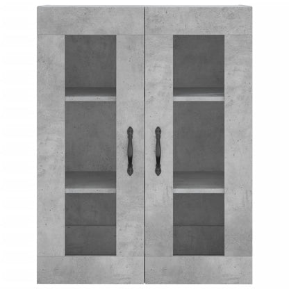 Credenza Grigio Cemento 69,5x34x180 cm in Legno Multistrato - homemem39