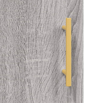 Credenza Grigio Sonoma 69,5x34x180 cm in Legno Multistrato - homemem39