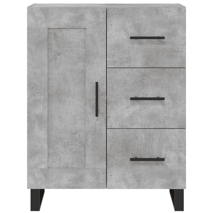 Credenza Grigio Cemento 69,5x34x180 cm in Legno Multistrato - homemem39