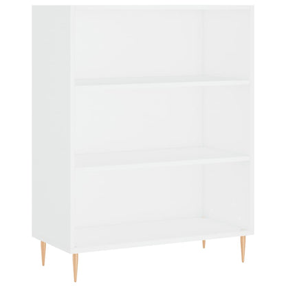 Credenza Bianca 69,5x34x180 cm in Legno Multistrato - homemem39