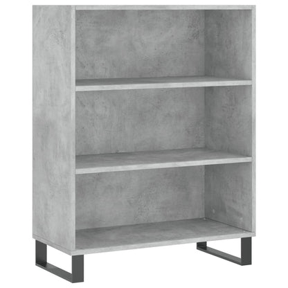 Credenza Grigio Cemento 69,5x34x180 cm in Legno Multistrato - homemem39