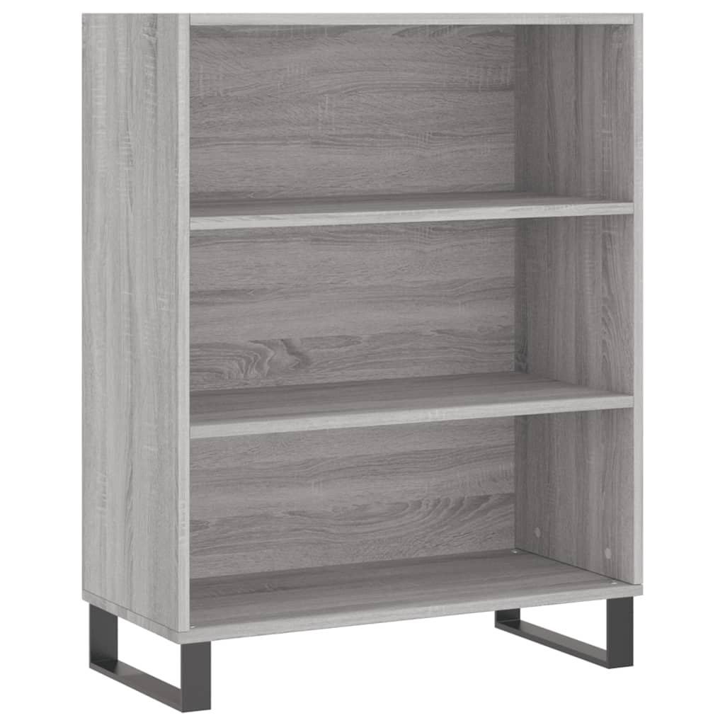 Credenza Grigio Sonoma 69,5x34x180 cm in Legno Multistrato - homemem39