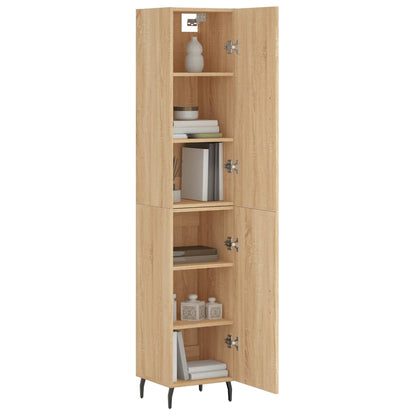 Credenza Rovere Sonoma 34,5x34x180 cm in Legno Multistrato - homemem39