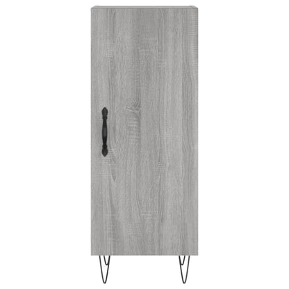 Credenza Grigio Sonoma 34,5x34x180 cm in Legno Multistrato - homemem39